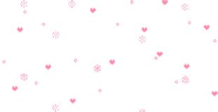 Animated Pink Hearts And Snowflakes Fall Down GIF | GIFDB.com