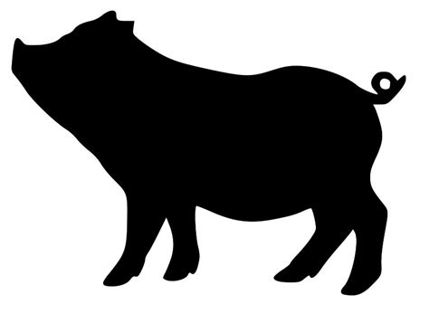 Permanent Vinyl Pig Tumbler, Car Window, Laptop Decal Sticker | Cricut animals, Silhouette diy ...