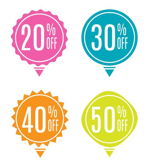 Sale Label Set Vector Illustration 2848718 Vector Art at Vecteezy