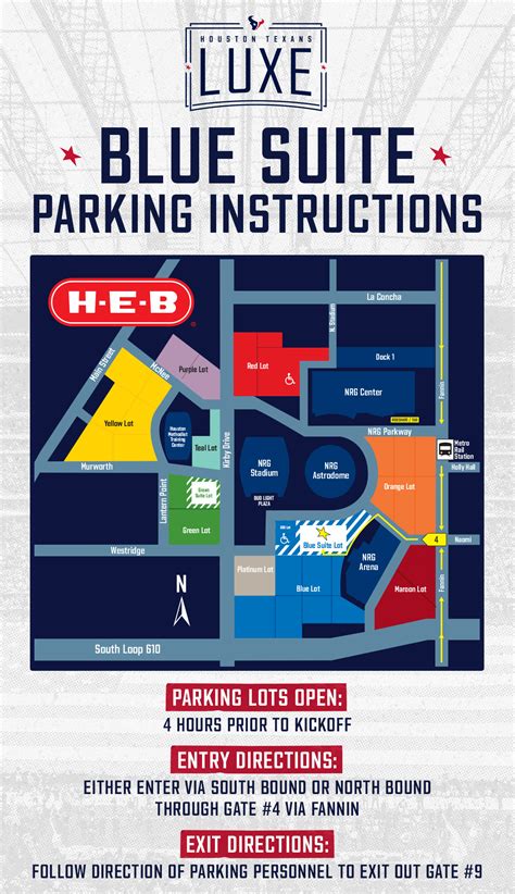 Reliant Stadium Parking Rates