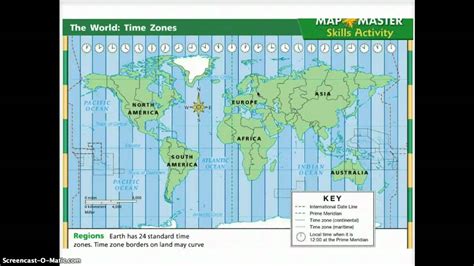 Time Zone Map With Times | Dibandingkan