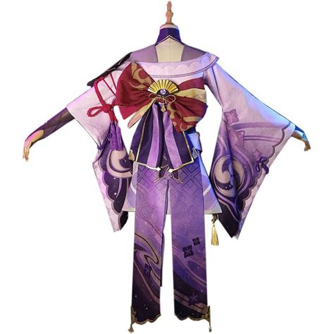 Game Genshin Impact Baal Raiden Shogun Cosplay Costume