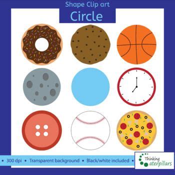 Circle objects 2D Clip art (shapes) | Preschool color activities, Preschool colors, Circle