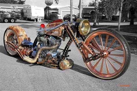 Custom Rat Style Motorcycles | Vintage | Botox, Beer & Bling | Rat bike ...