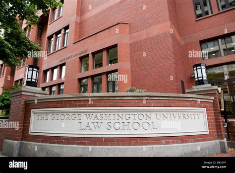 George Washington University Law School building Stock Photo - Alamy