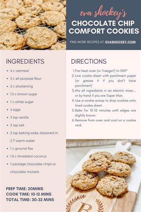 Chocolate Chip Comfort Cookies - Eva Shockey