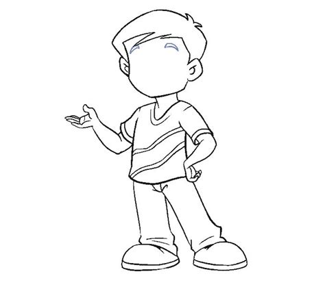 How to Draw a Boy - Really Easy Drawing Tutorial | Boy cartoon drawing ...