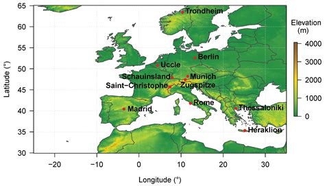 Atmosphere | Free Full-Text | UV-Index Climatology for Europe Based on ...