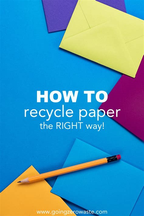 Paper Recycling 101 - Going Zero Waste