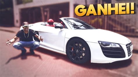 GANHEI A AUDI R8 DO NEYMAR - YouTube