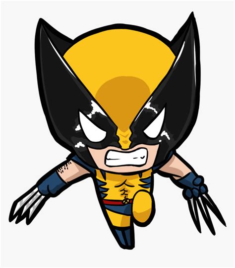 Wolverine Png - Chibi Wolverine Cartoon, Transparent Png , Transparent ...