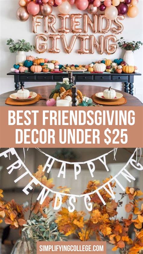 Top 15 Friendsgiving Decorations Under $25 | Friendsgiving decorations ...