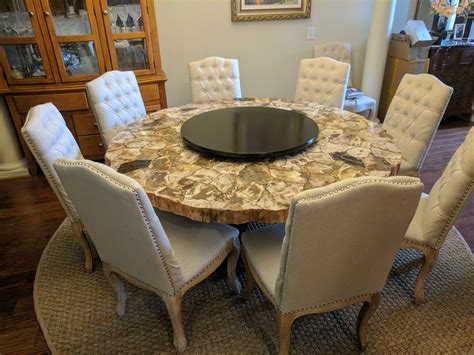 Large Lazy Susan For Large Dining Table (64, 72, 84, 96 table or larger ...