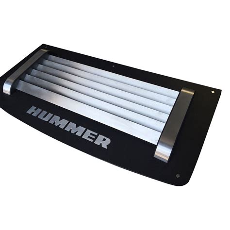 DefenderWorx® - Hummer H2 2003 Hood Grille with Handles and Hummer Logo