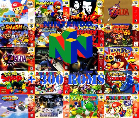 NINTENDO 64 PACK + 300 ROMS - HICK DOWNLOAD