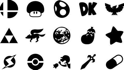 Super Smash Bros Melee Icons by one-seb on DeviantArt | Super smash ...