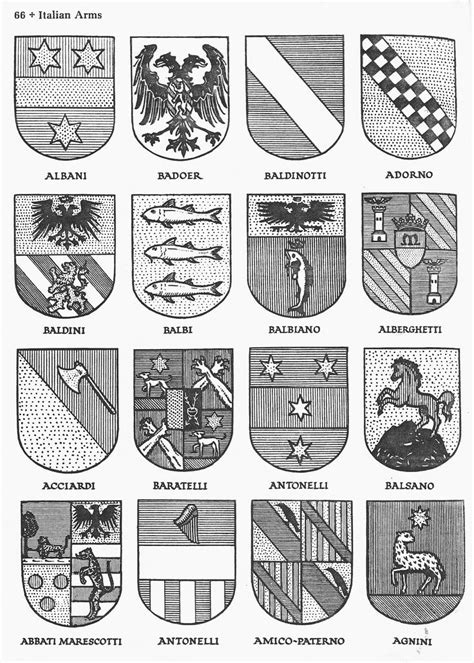 Italian Family Crests: 10+ handpicked ideas to discover in History ...