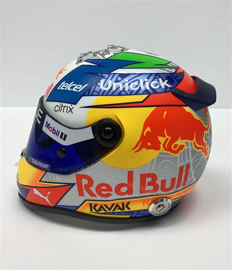 Sergio Perez 2022 1:2 Scale Helmet - Autographed Collectables