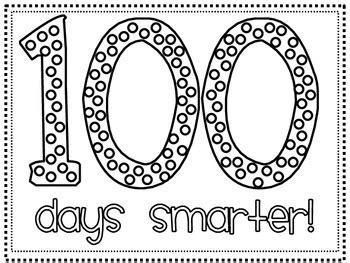 100 Days Smarter Hat/ Printable {FREEBIE} by Hannah Martin | TPT