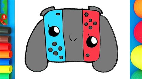 How to Draw and Color a Nintendo Switch - Easy fun coloring page - YouTube