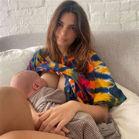 Emily Ratajkowski 'Always Breastfeeding' Newborn Son Sylvester