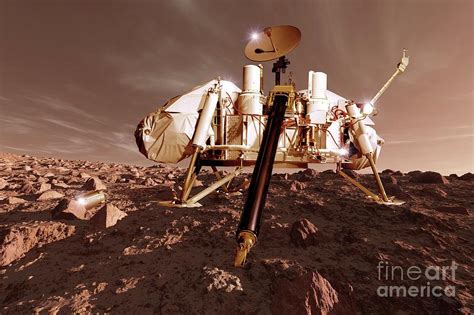 Viking Lander Digging On Mars Photograph by Detlev Van Ravenswaay/science Photo Library | Fine ...