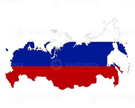 Russia map with Russian flag. Map of Russia. 29204577 PNG