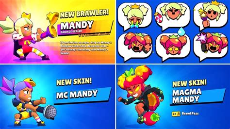 All Mandy Skins in Brawl Stars