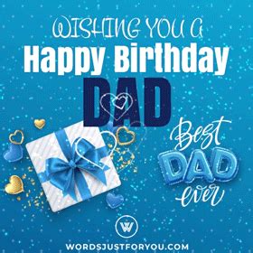 Happy Birthday Dad Gif - 0007 » Words Just For You.com