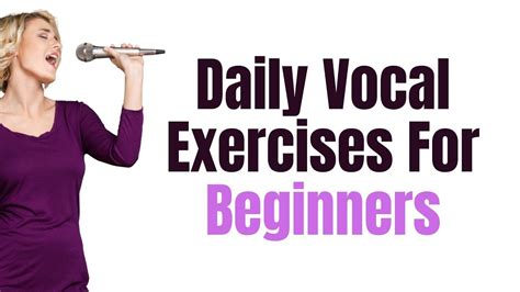 Vocal Exercises For Beginners - Female Singers - YouTube | Vocal ...