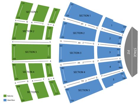 Crown Theatre Seating Map - Map Of Amarillo Texas