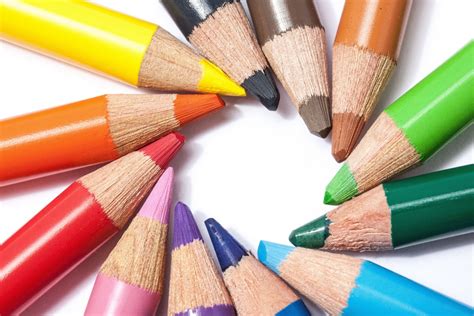 Free Images : pencil, line, color, colorful, sketch, text, wooden box, draw, leave, pointed ...