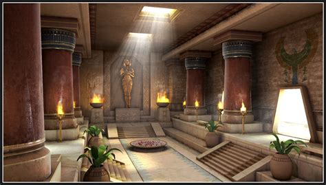 Shibasis Dutta (CG Works): Egyptian Palace (Interior)