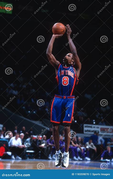 Latrell Sprewell New York Knicks Editorial Image - Image of hoop ...