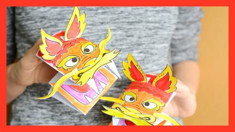 Dragon Puppet Printable