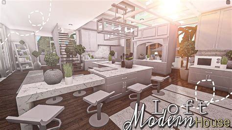 ROBLOX BLOXBURG: Modern Loft House || House Build - YouTube | Tiny house layout, House layouts ...