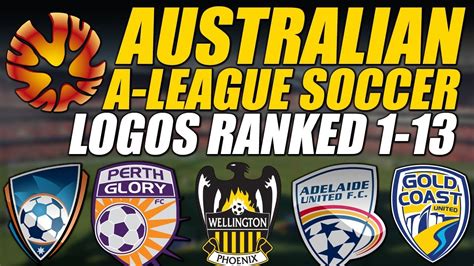 Australian A-League Soccer Logos Ranked 1-13 - YouTube