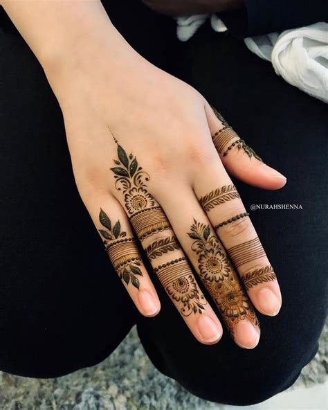 30+ Stylish and Elegant Finger Mehndi Designs | Finger mehendi designs, Mehndi designs for ...