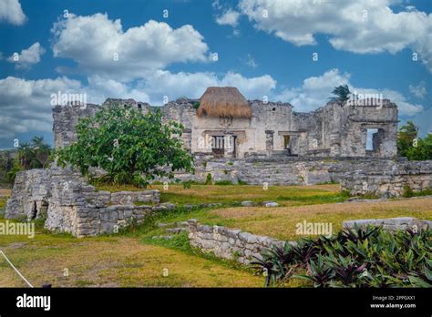 Great palace 25, Mayan Ruins in Tulum, Riviera Maya, Yucatan, Caribbean ...