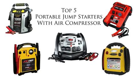 Best Portable Jump Starter with Air compressor | Top 5 Reviewed 2018 - Not Sealed