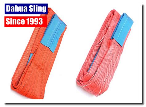 Customized Length Crane Lifting Slings , Industrial Lifting Straps 5000kg Capacity