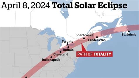 Path Of The 2024 Solar Eclipse