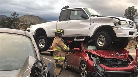 Nobody hurt in crazy car crash in Prescott | 12news.com