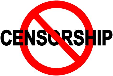 No censorship sign - Openclipart