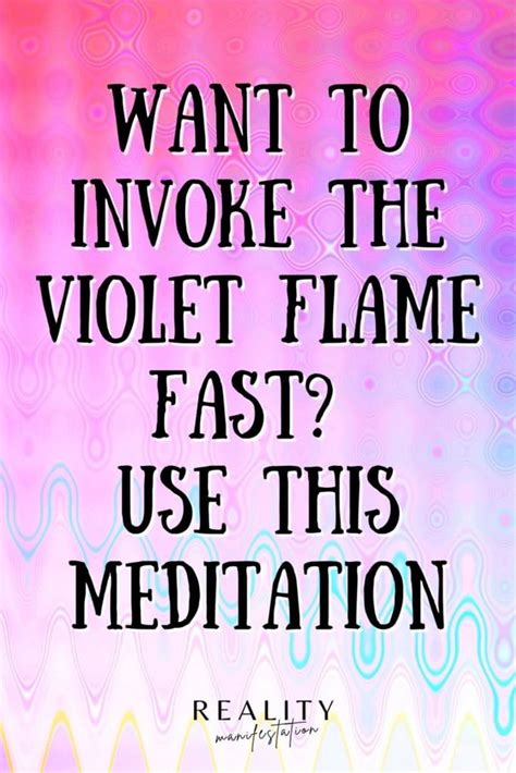 High Frequency Cleanse Violet Flame Meditation | Reality Manifestation