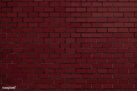 Dark red brick textured background vector | free image by rawpixel.com ...