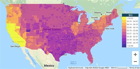 Current @GasBuddy map of the United States : AskThe_Donald