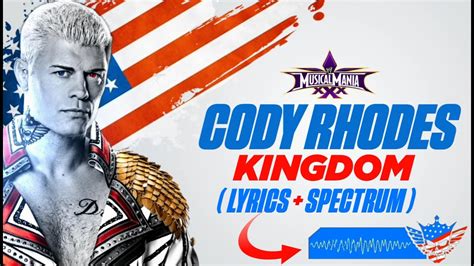 Cody Rhodes Theme Lyrics