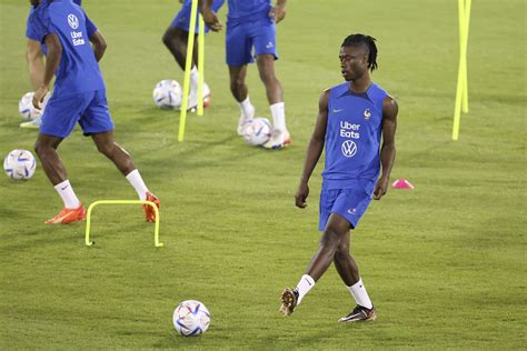 Camavinga being used as a left-back during France’s training sessions ...