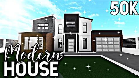 BLOXBURG: Modern House 50k | Cozy Bright Modern Roleplay Home | Roblox Modern House Tour! - YouTube